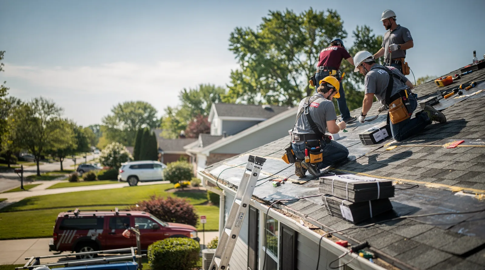 Roof Repair in Bradford, IL around you